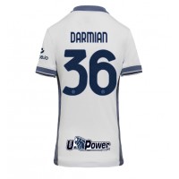 Camiseta Inter Milan Matteo Darmian #36 Visitante Equipación para mujer 2024-25 manga corta